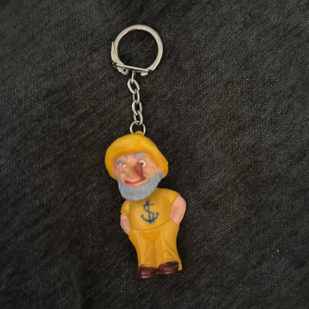 Vintage 6 Unique Keychain Set with Cartoon and Novelty Designs - Picture 4 of 7